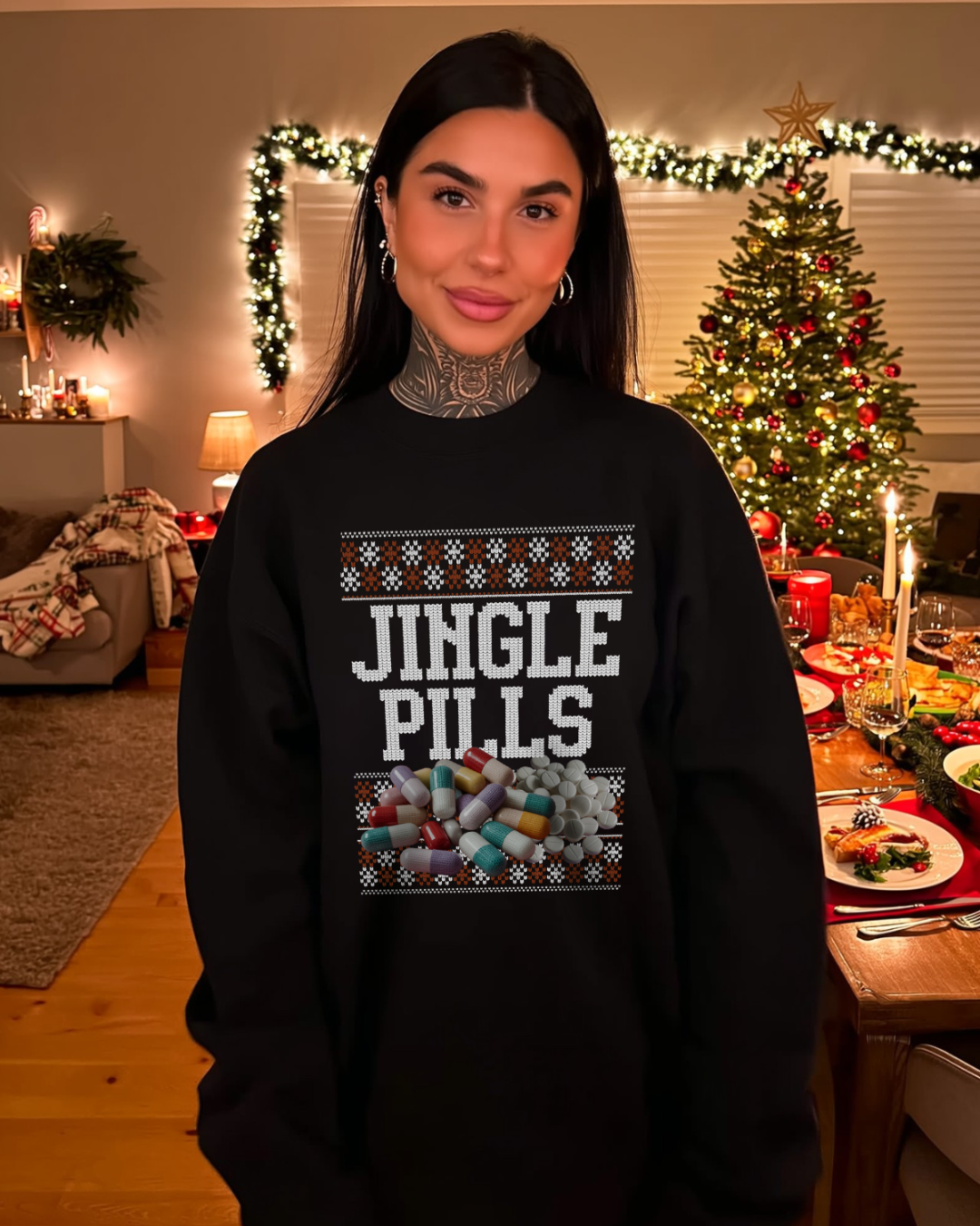 JINGLE PILLS - CHRISTMAS SWEATER