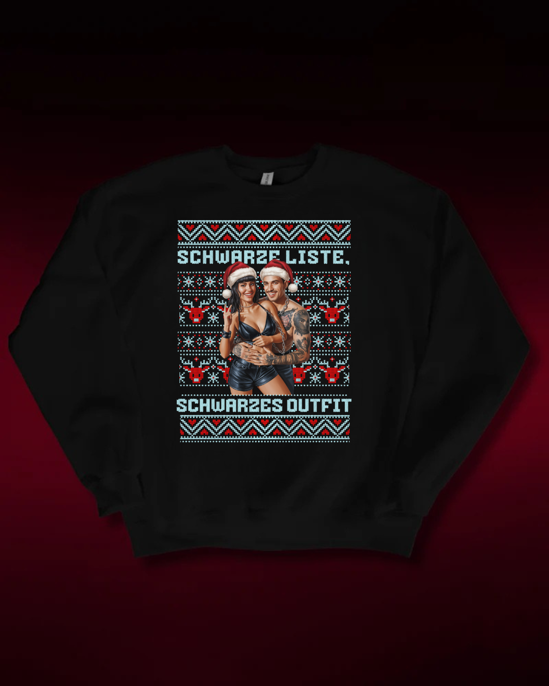 Schwarze Liste - CHRISTMAS SWEATER UNISEX