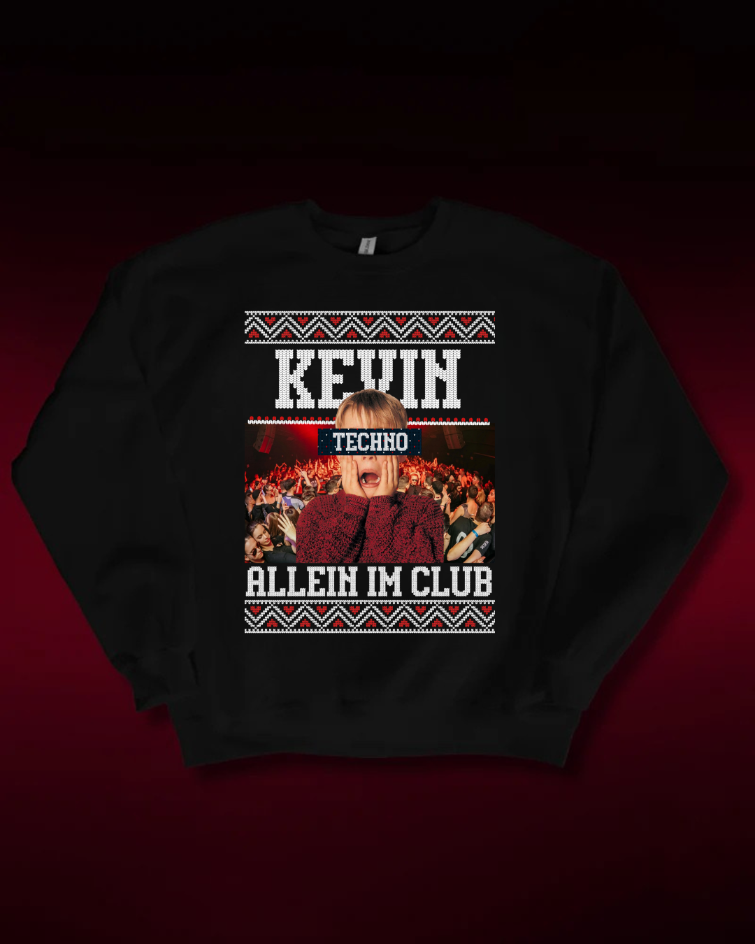 Kevin allein im Club - CHRISTMAS SWEATER UNISEX