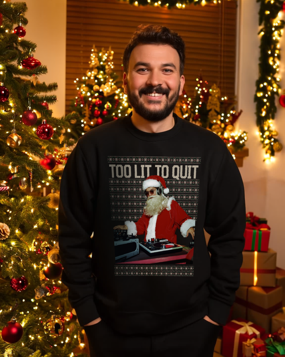 TOO LIT - CHRISTMAS SWEATER