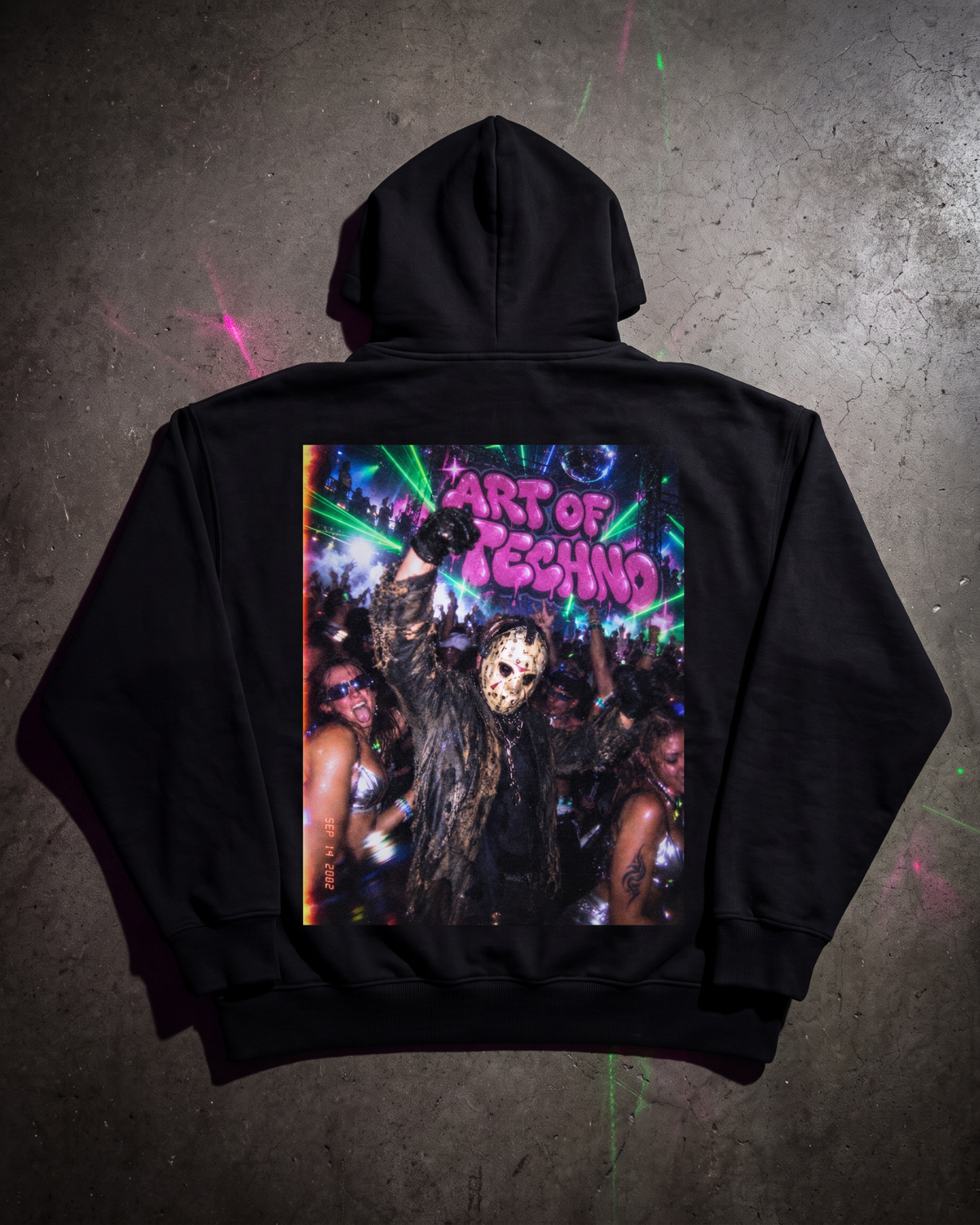 ART OF TECHNO - JASON RAVE - OVERSIZED HOODIE