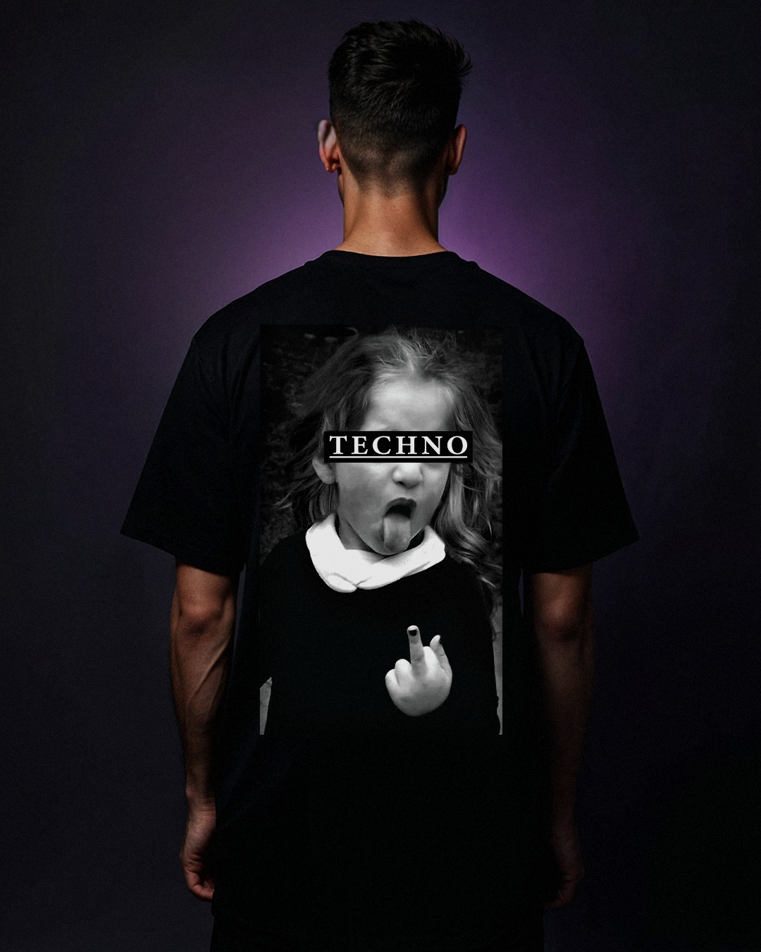 Techno Girl Oversized T-Shirt