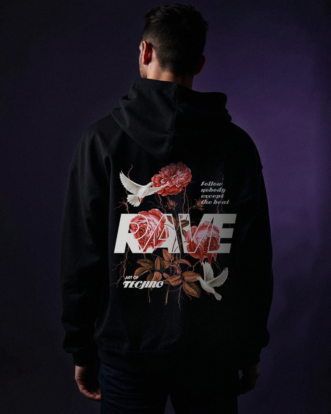 Rave in Peace Oversized Hoodie