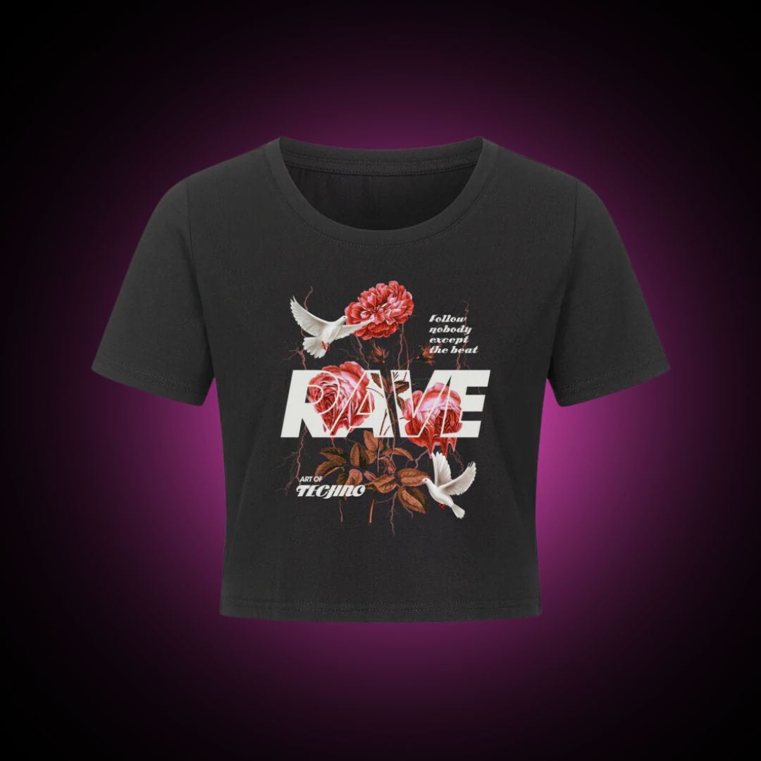 RAVE IN PEACE - Crop Top