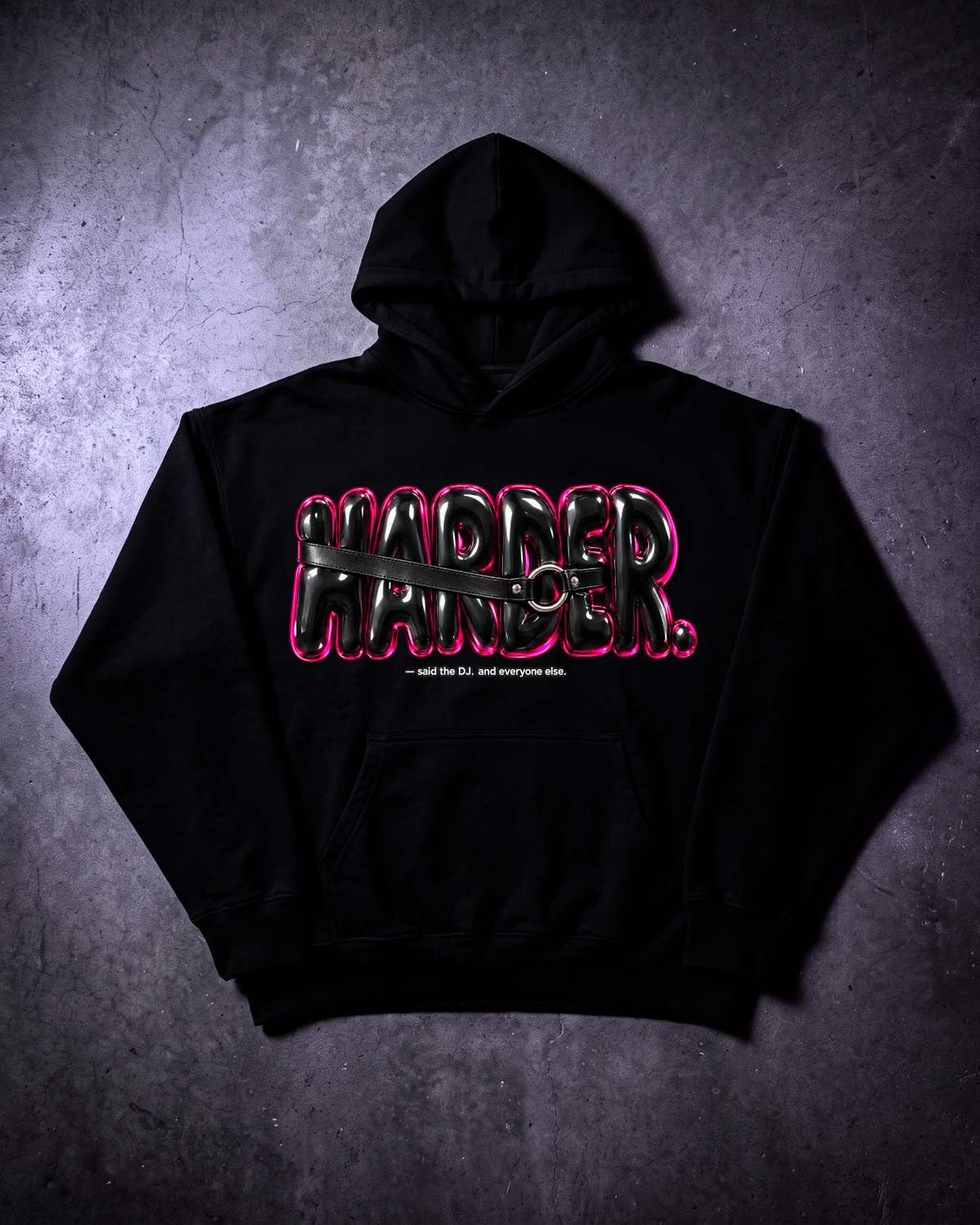 HARDER - Oversized Hoodie