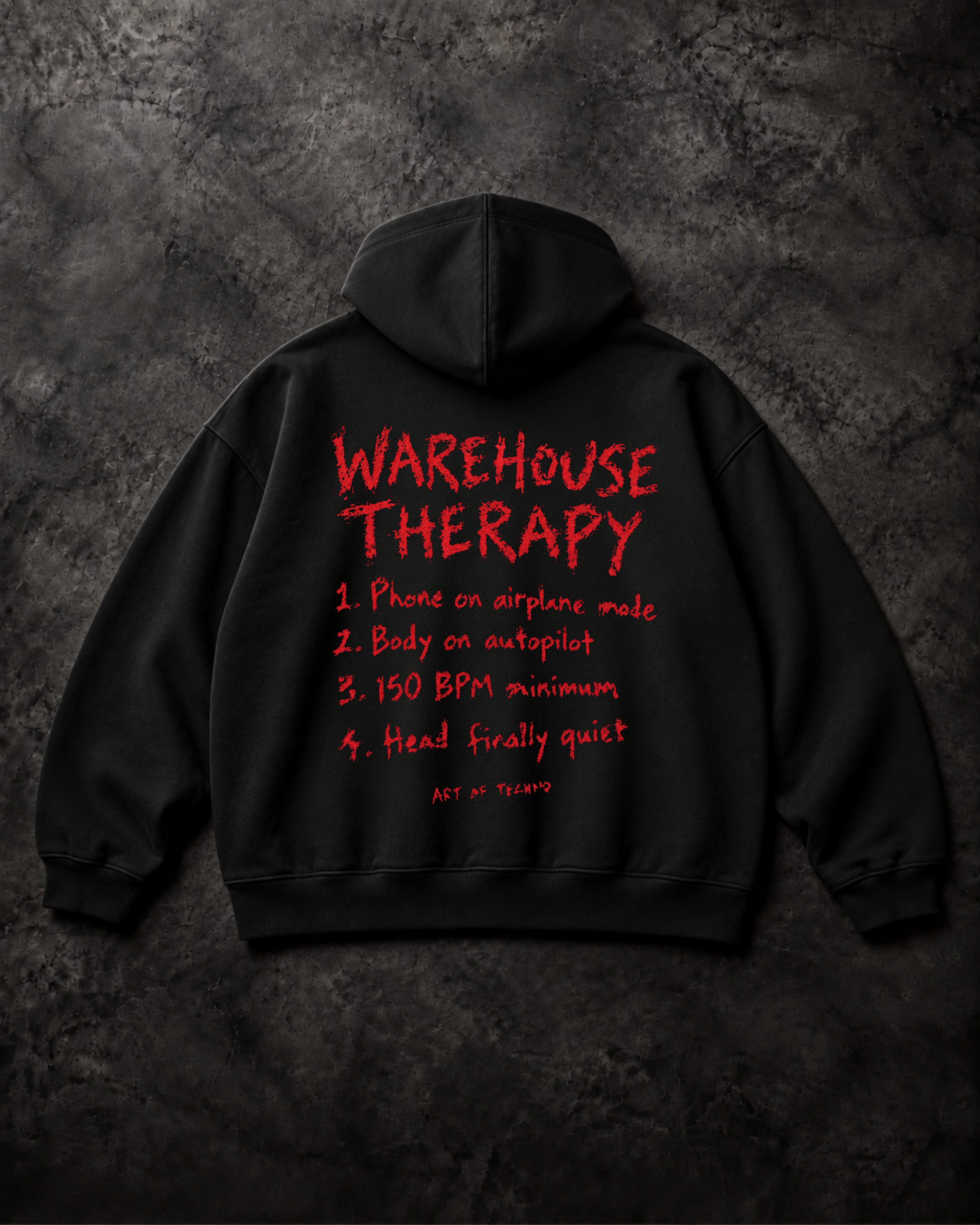 WAREHOUSE THERAPY - OVERSIZED HOODIE