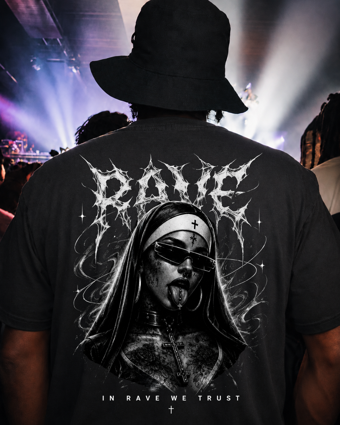 RAVE NUN - OVERSIZED SHIRT