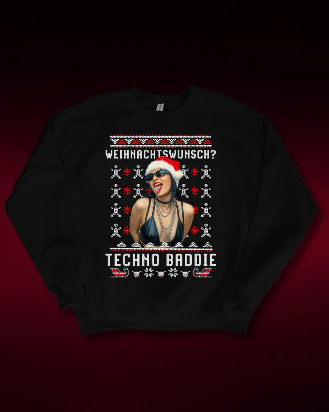 Techno Baddie - CHRISTMAS SWEATER UNISEX