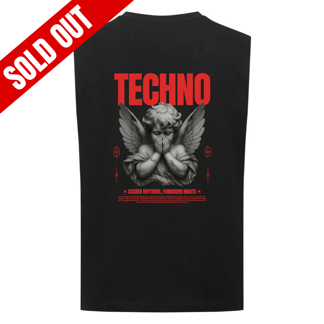 FORBIDDEN NIGHTS - SLEEVELESS OVERSIZED TEE