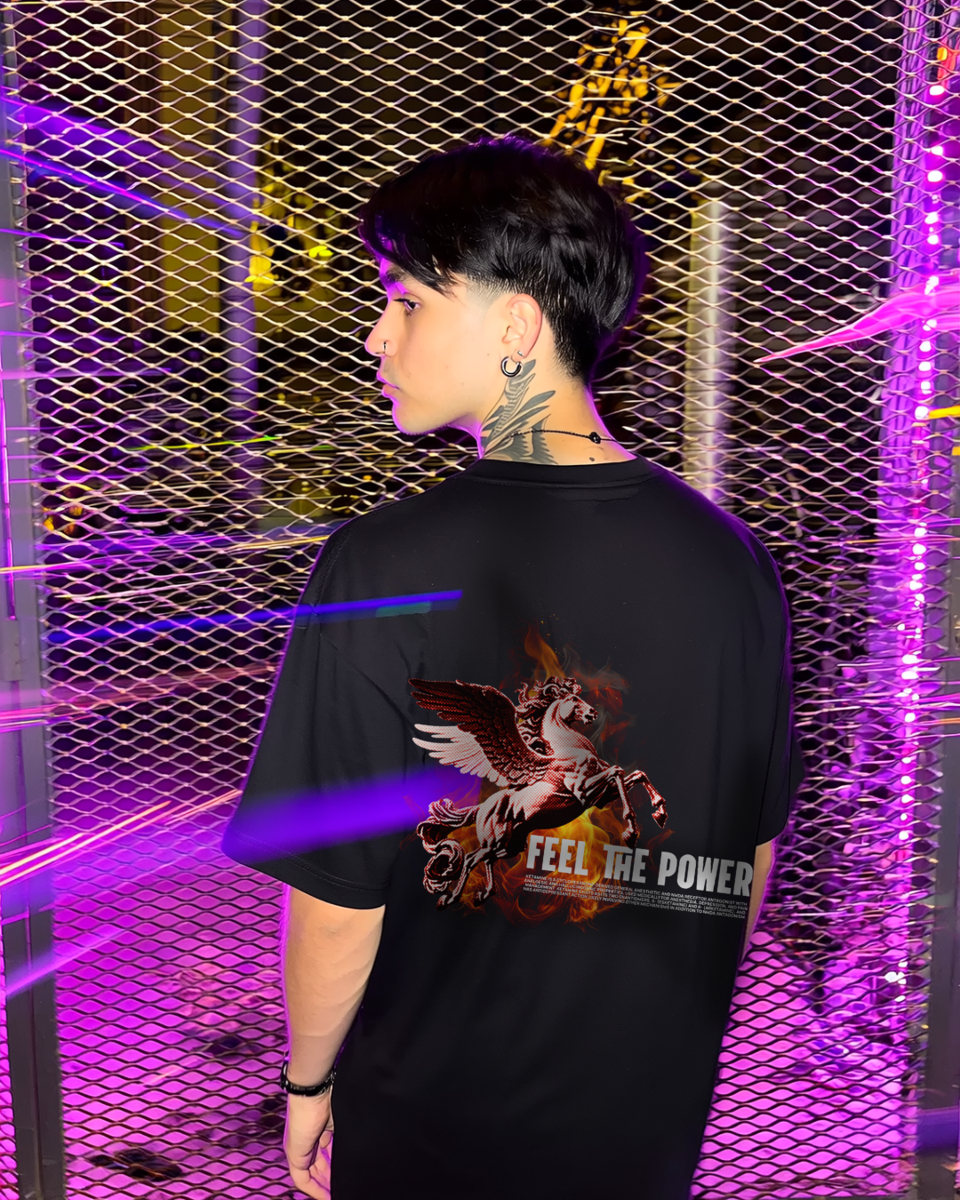 Feel the power - Oversized Shirt