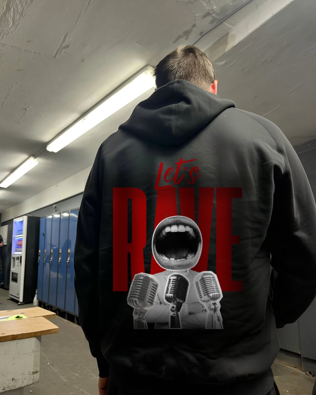 Lets rave - Oversized Hoodie