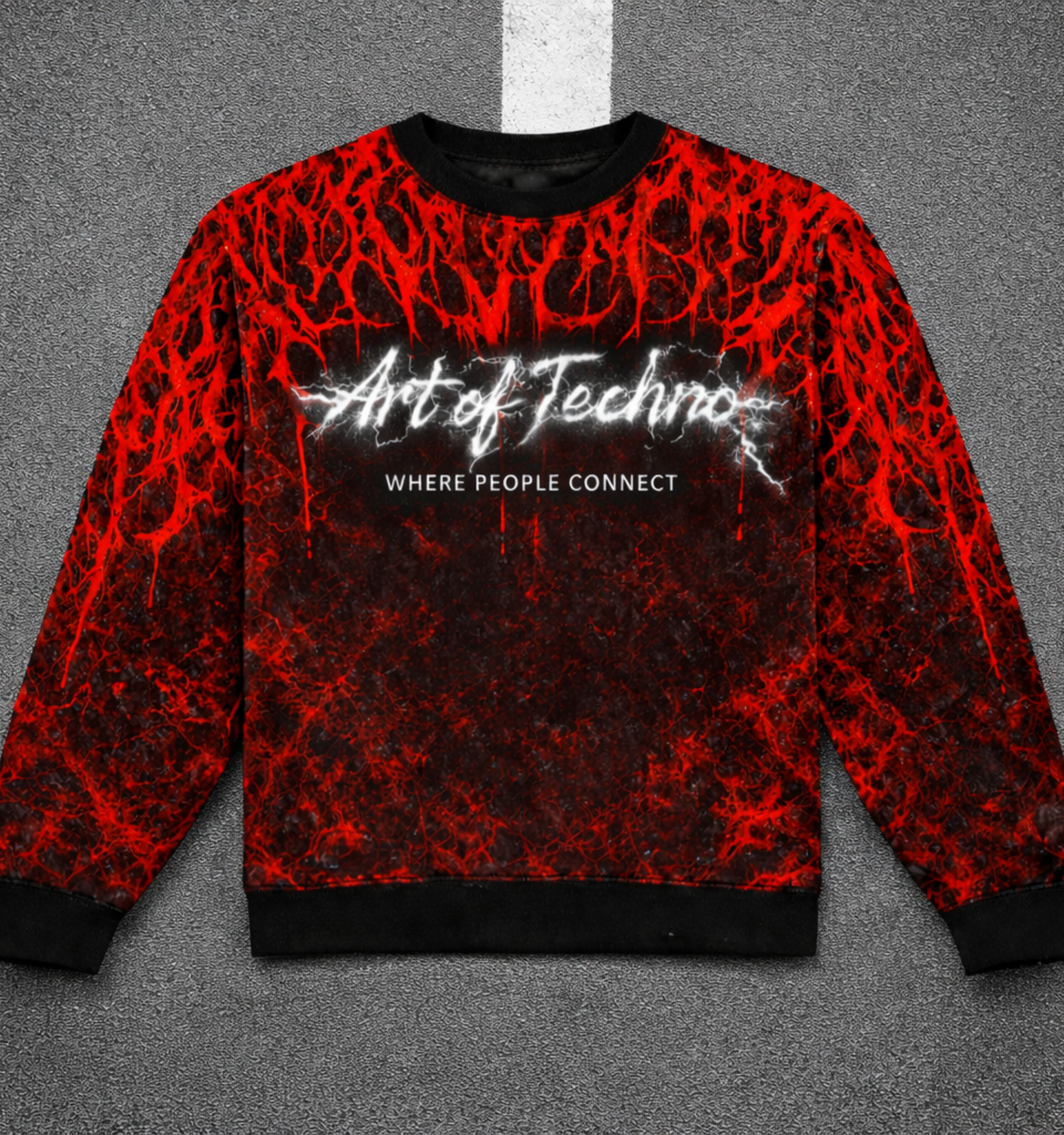 ART OF TECHNO BLOOD - SWEATSHIRT AOP