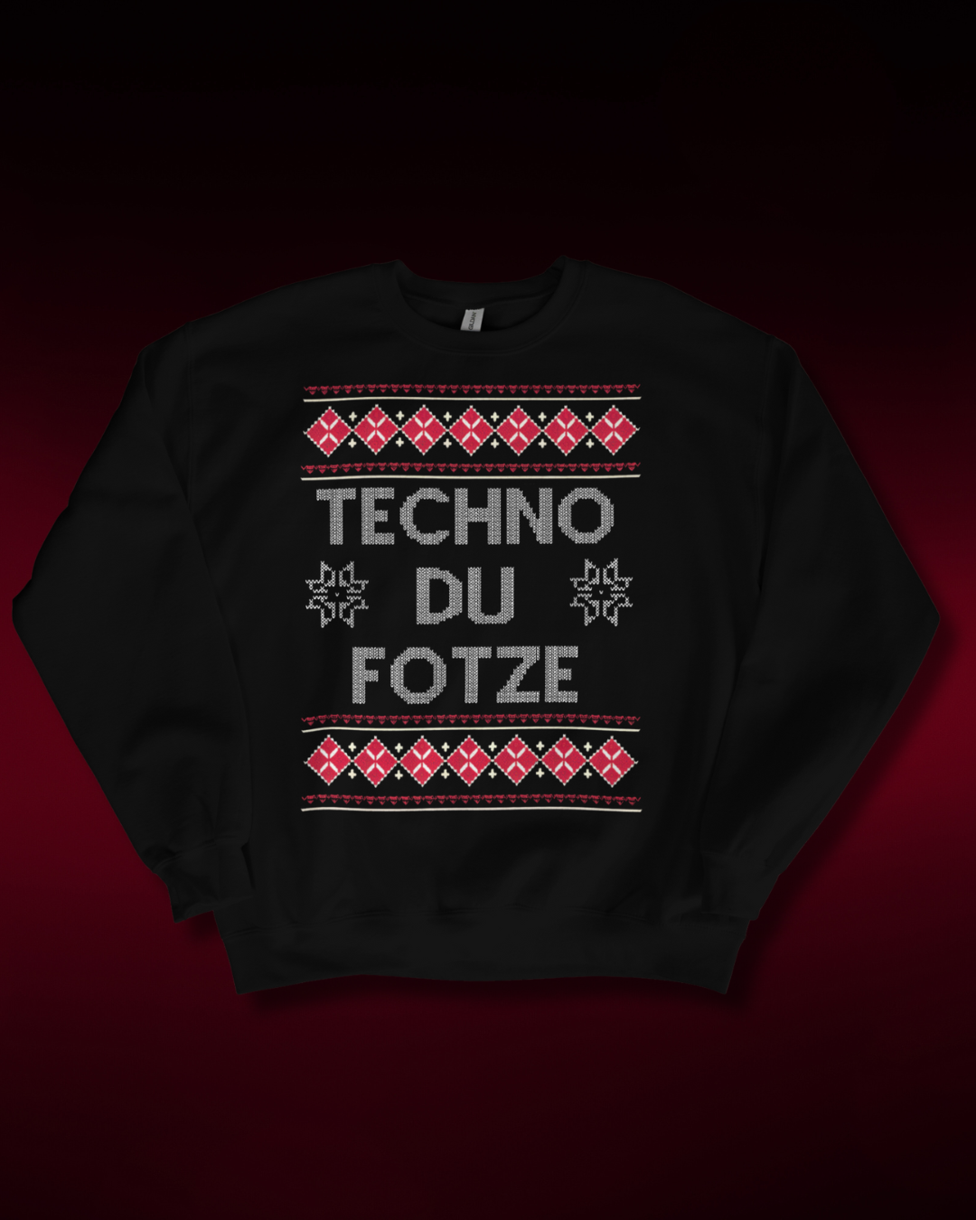 TECHNO DU F*TZE - Christmas Sweatshirt