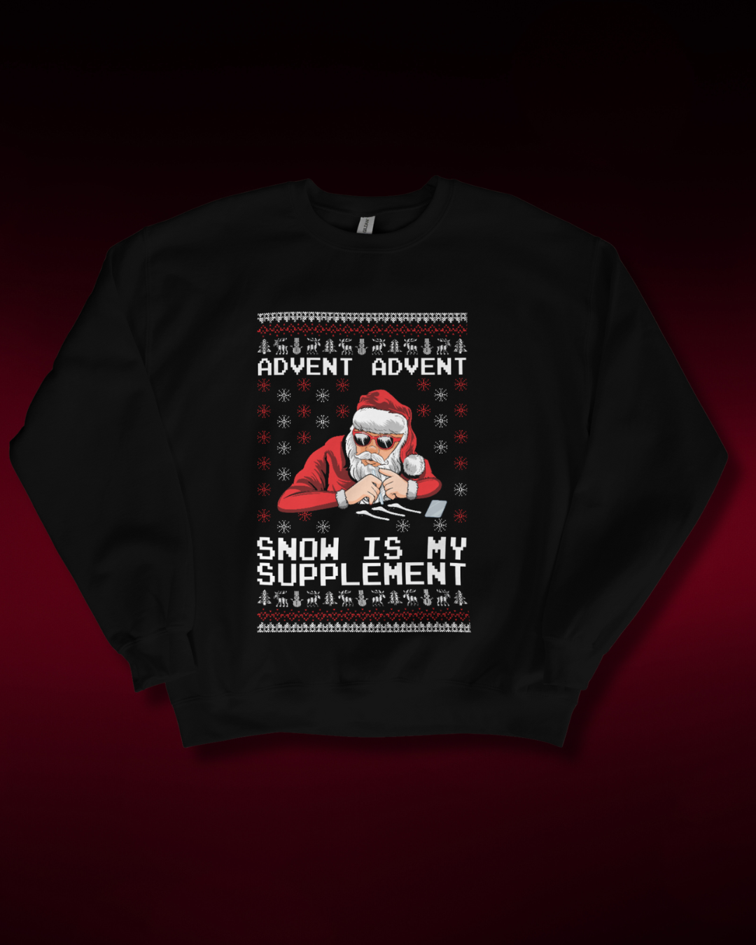 Snow Is My Supplement Christmas Sweatshirt