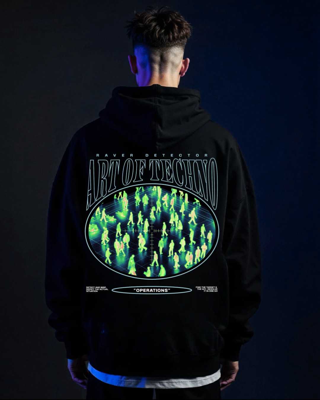 Raver detector - Oversized Hoodie