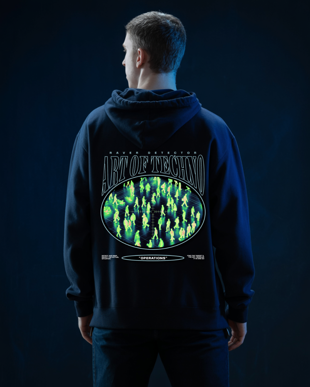 Raver detector - Oversized Hoodie