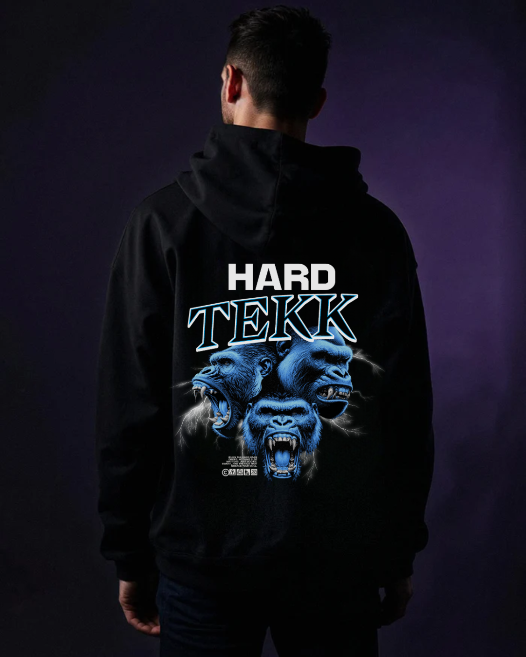 Hard Tekk - Oversized Hoodie