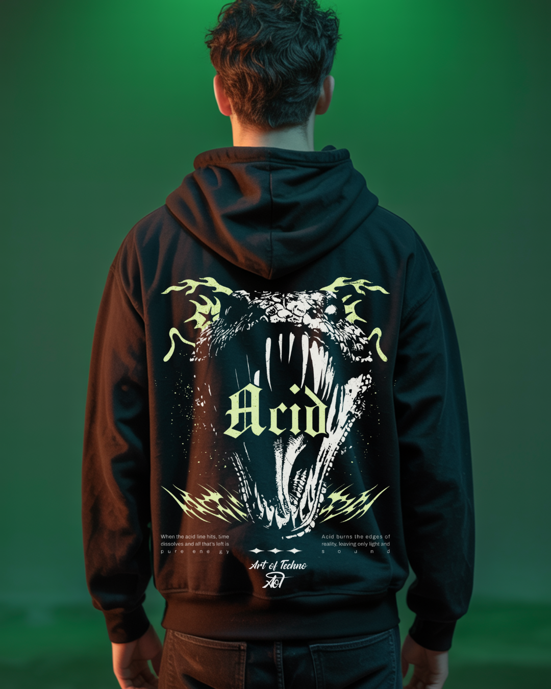 Acid Snake - Oversized Hoodie