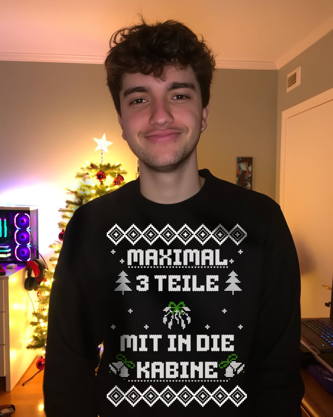3 TEILE - CHRISTMAS SWEATSHIRT