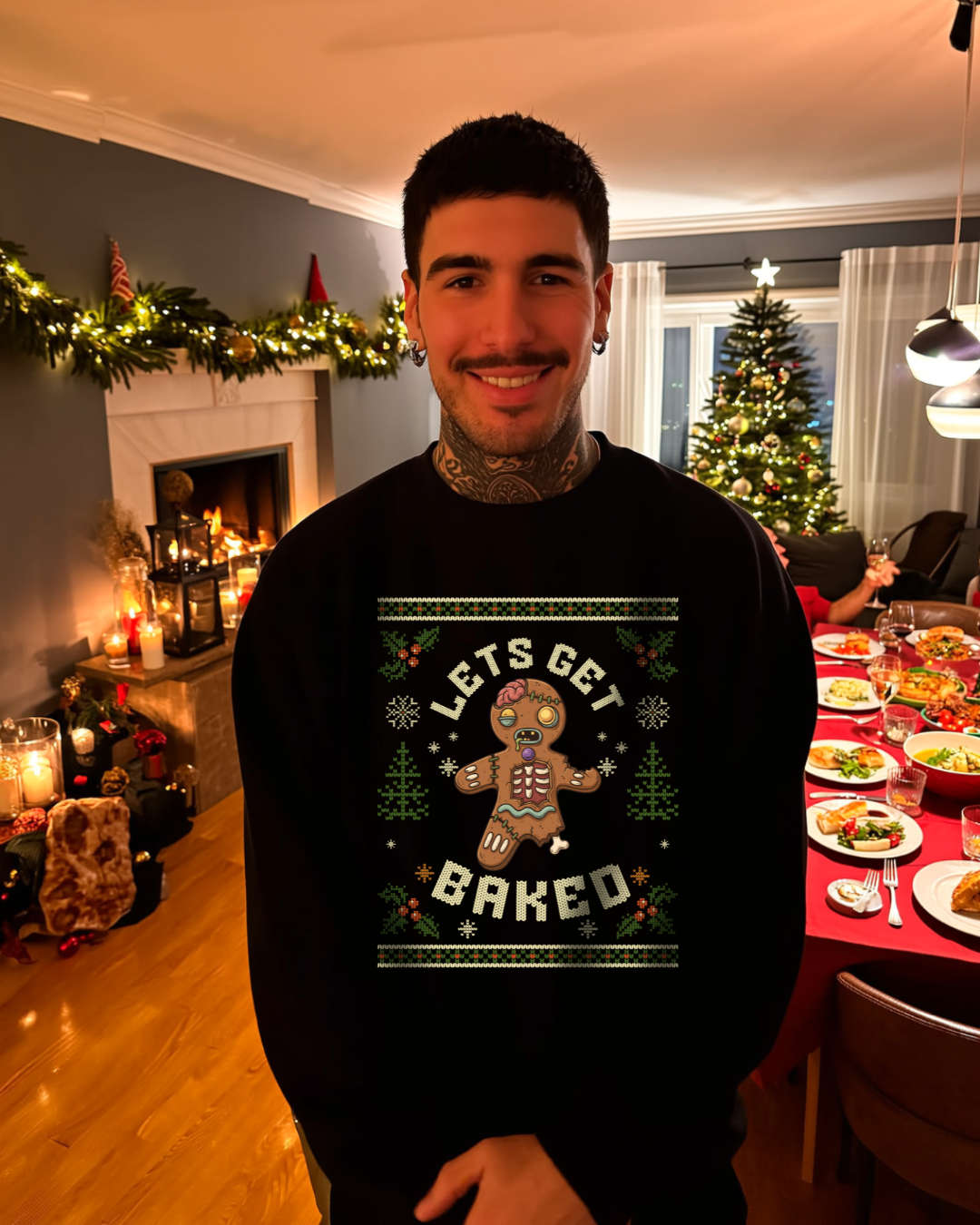 LETS GET BAKED - CHRISTMAS SWEATSHIRT
