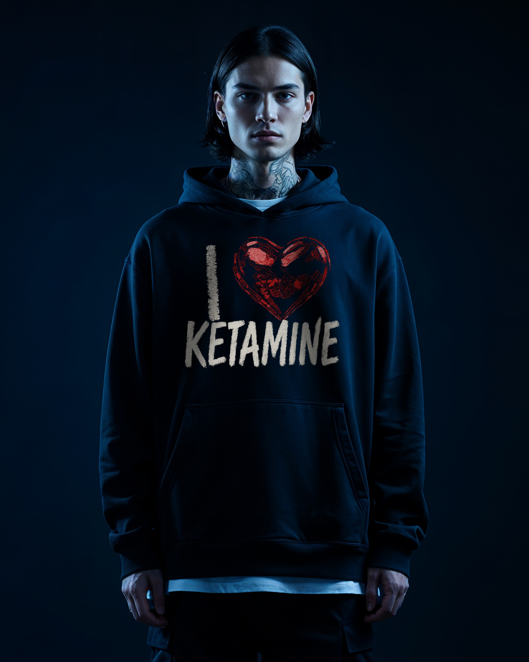 I LOVE KETAMINE - OVERSIZED HOODIE