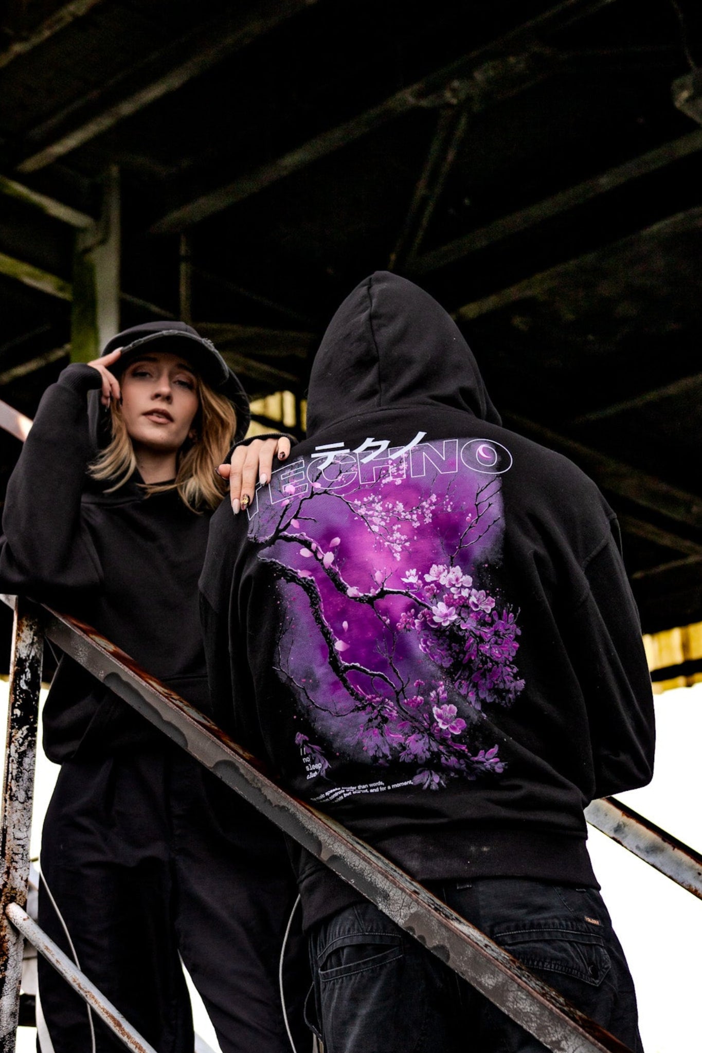 cherry blossom oversized hoodie - Spring collection