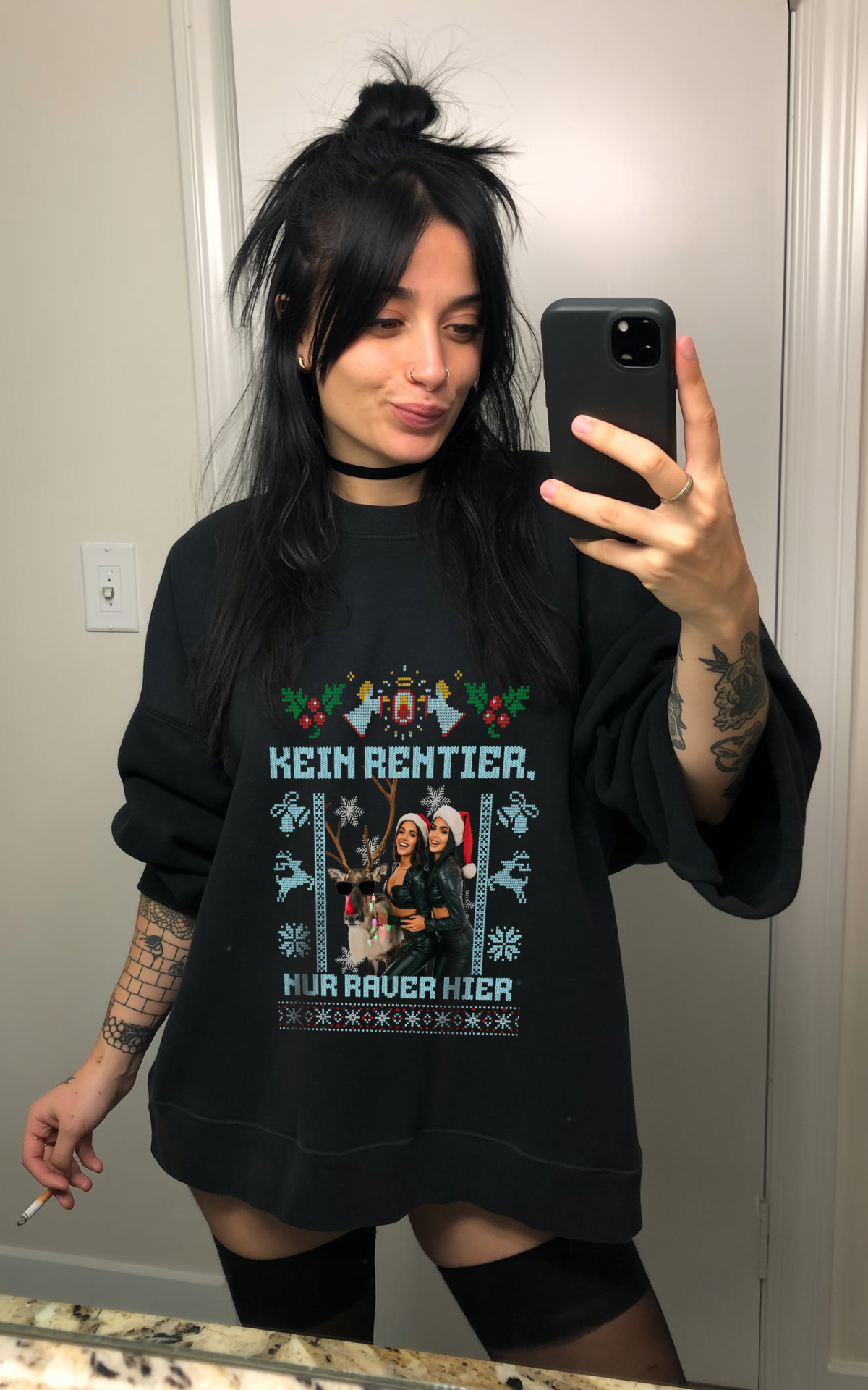 Kein Rentier - CHRISTMAS SWEATER UNISEX