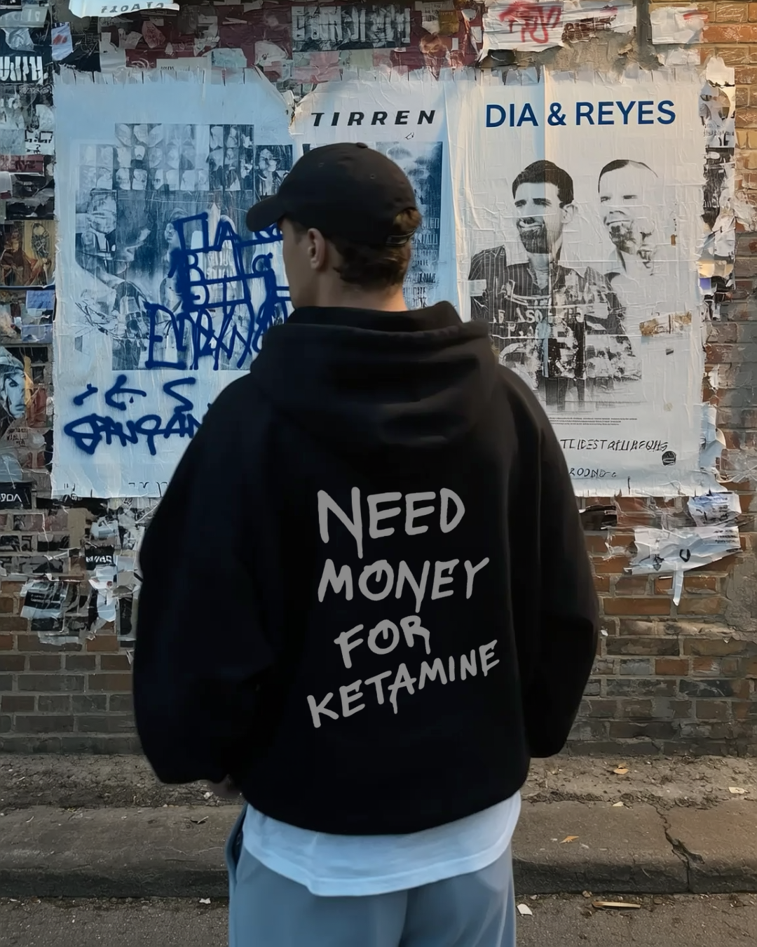 NEED MONEY - OVERSIZED HOODIE