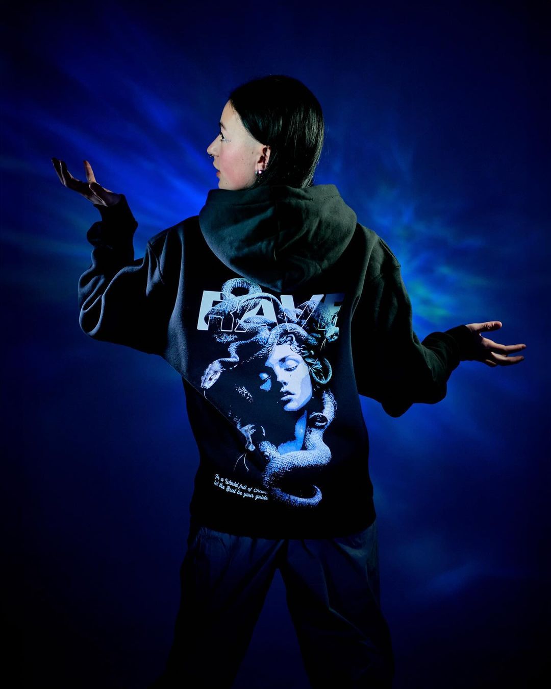 トップス YXNGBRATZ Medusa Hoodie Pxrge Trxxxper Medusa Hoodie (Green) | YXNGBRATZ OFFICIAL ONLI