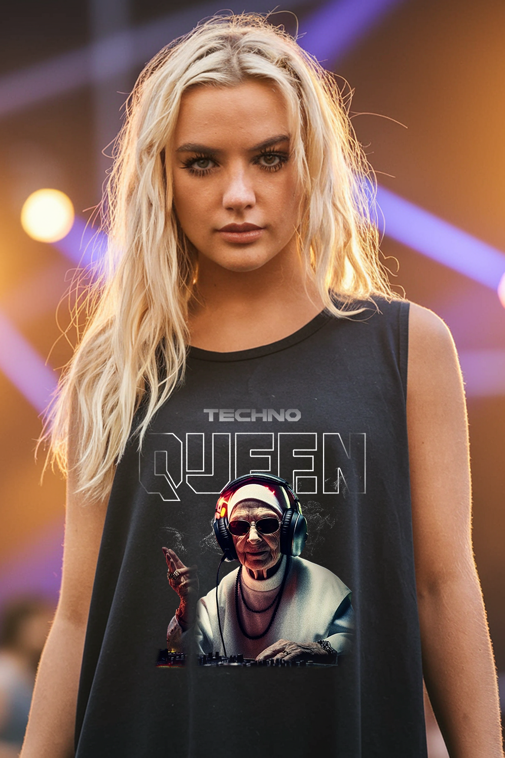 TECHNO QUEEN - TANKTOP