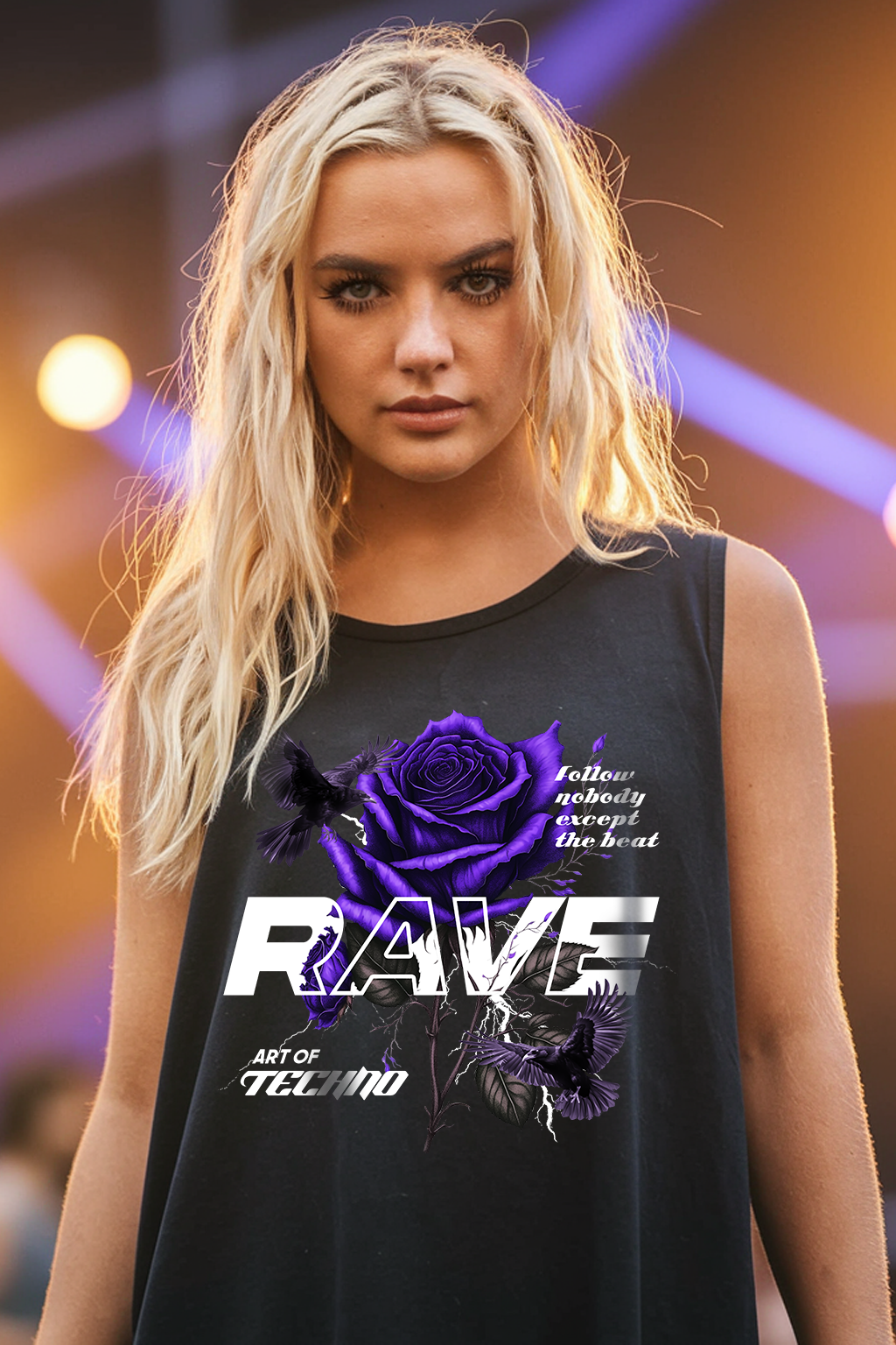 RAVE PURPLE - TANKTOP