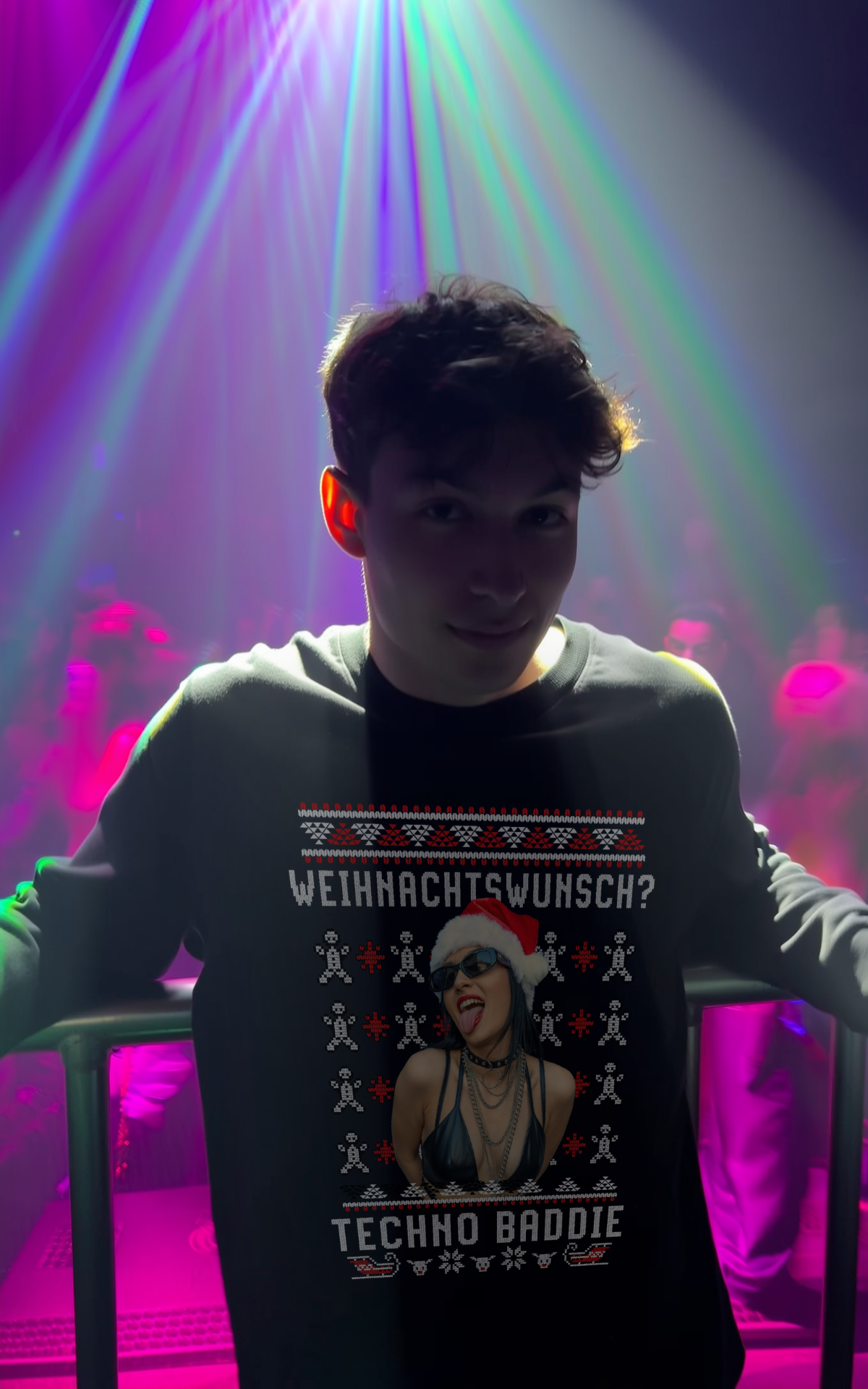 Techno Baddie - CHRISTMAS SWEATER UNISEX