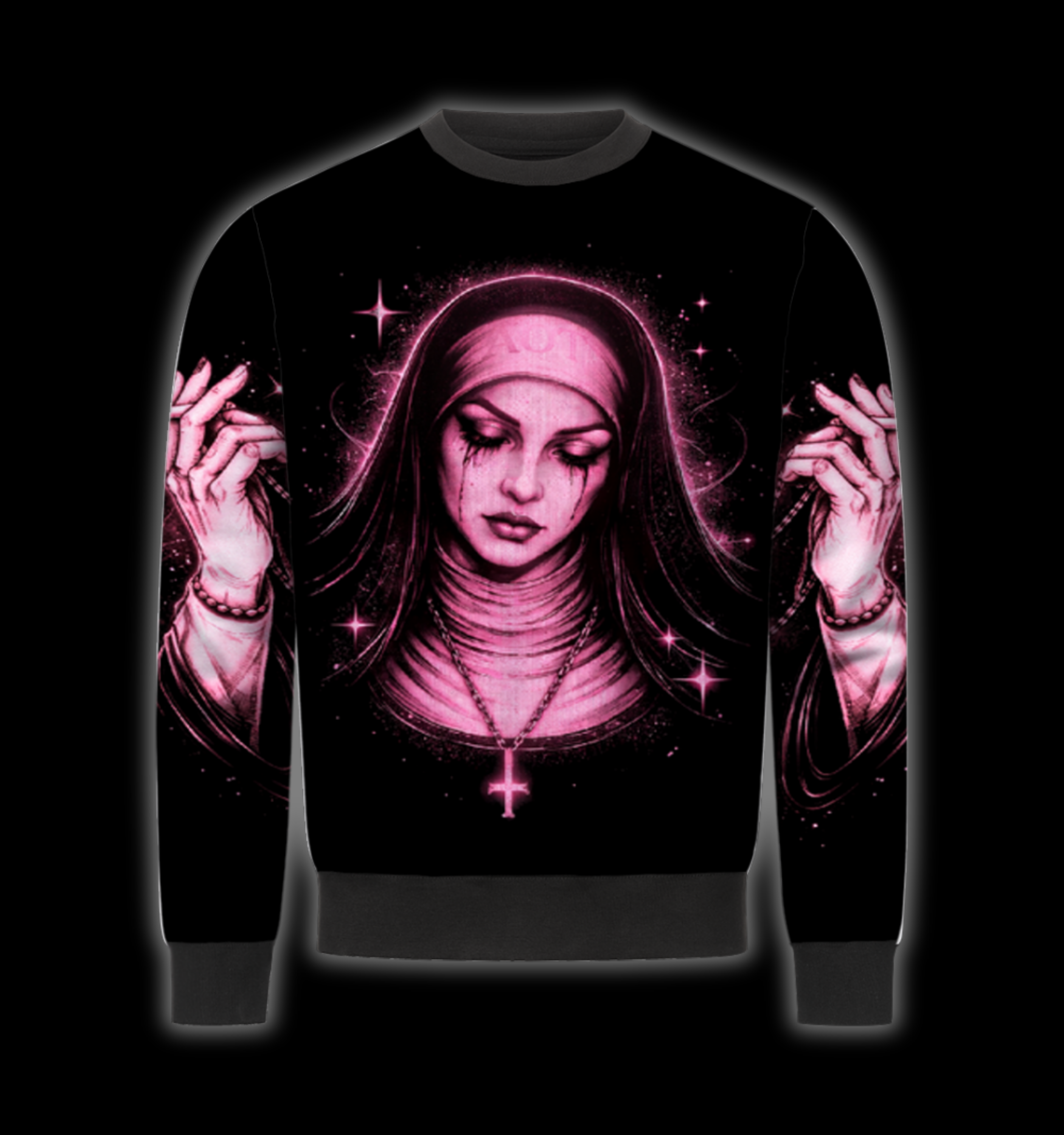 TECHNO QUEEN - SWEATSHIRT AOP