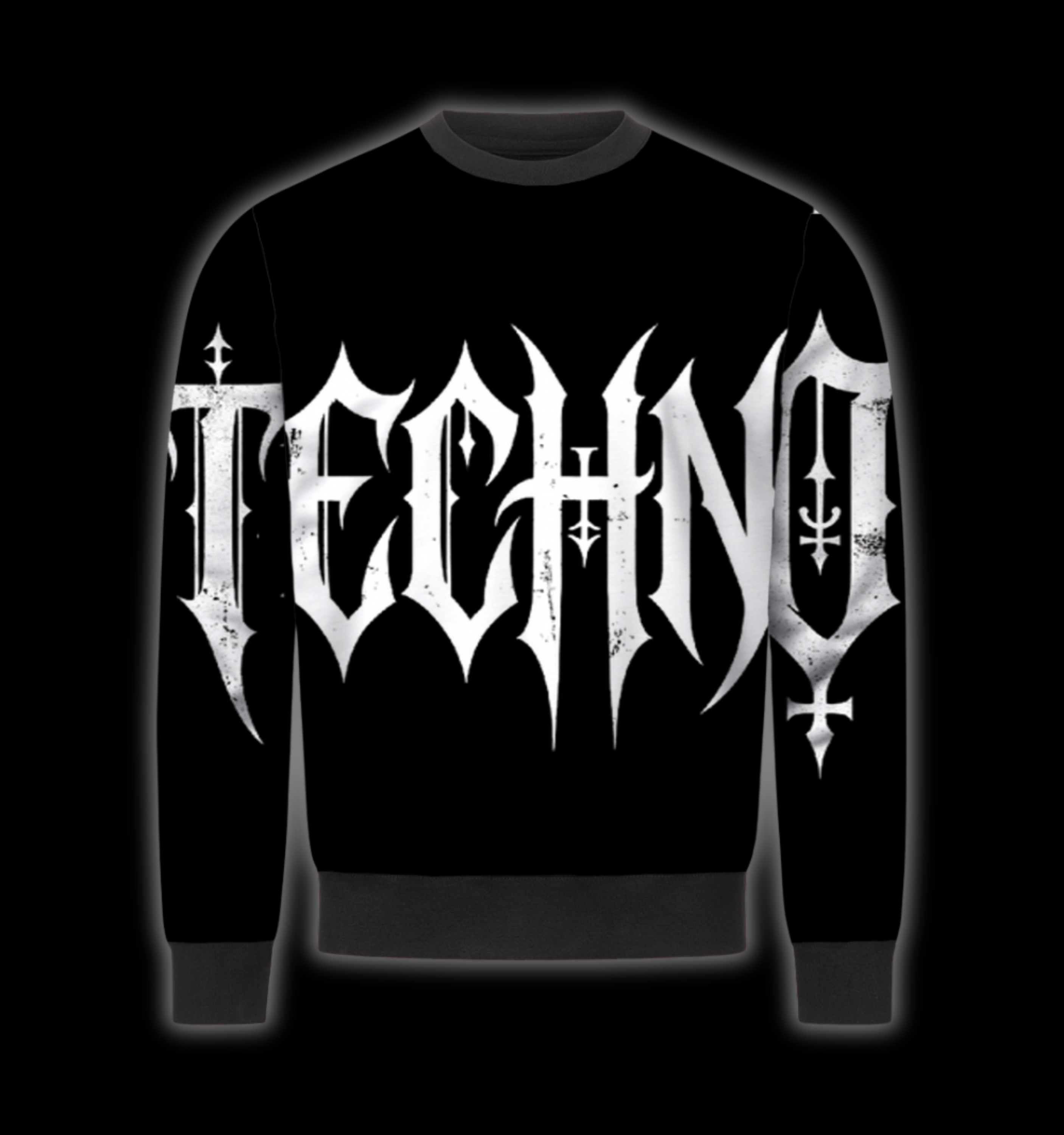 TECHNO - SWEATSHIRT AOP