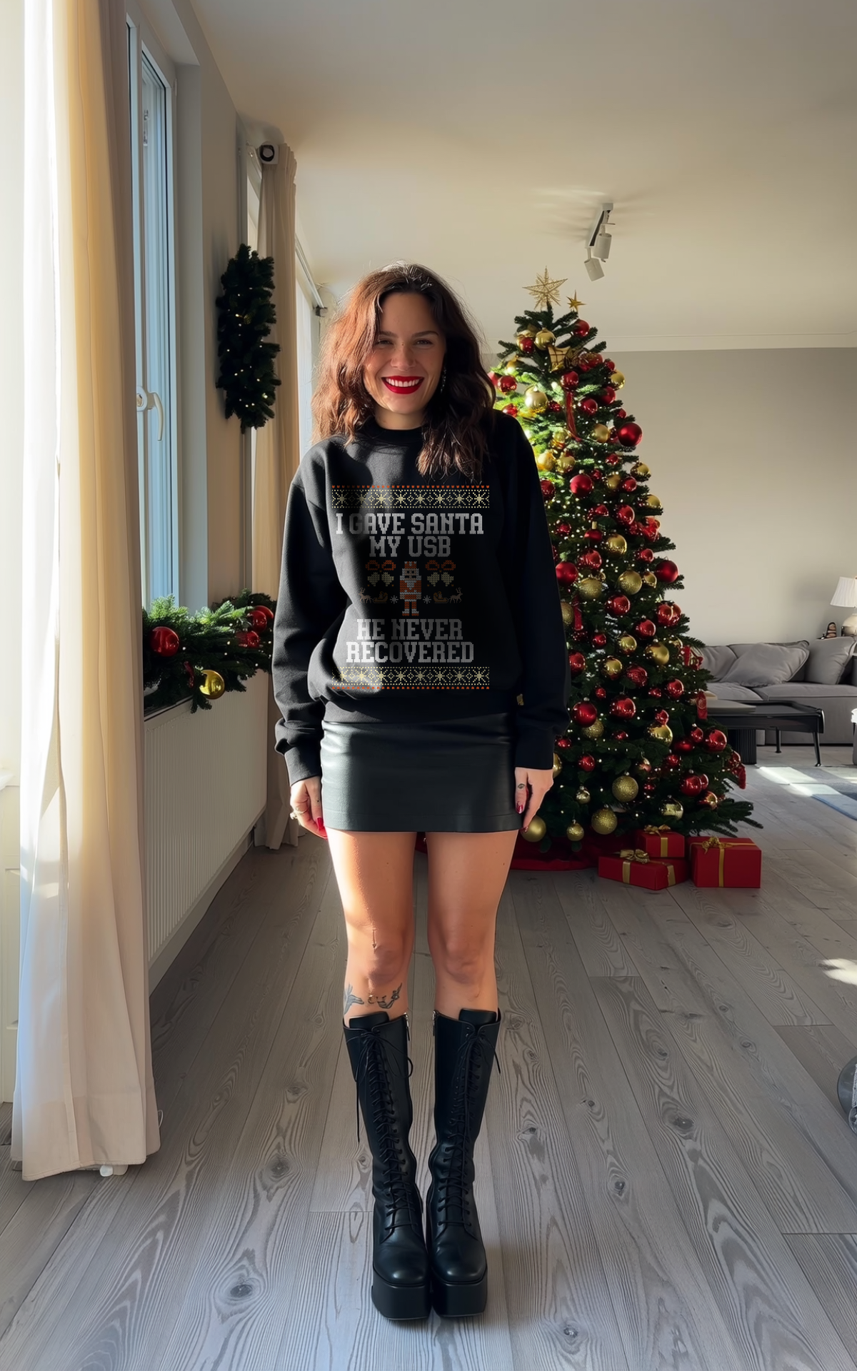 USB - CHRISTMAS SWEATER UNISEX