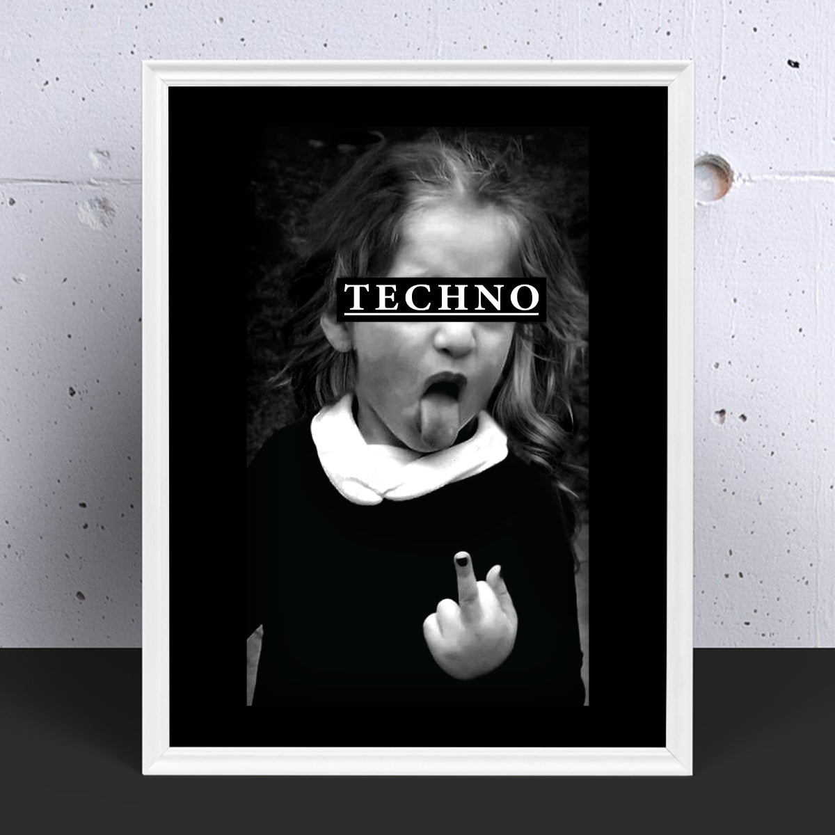 Techno Girl Poster