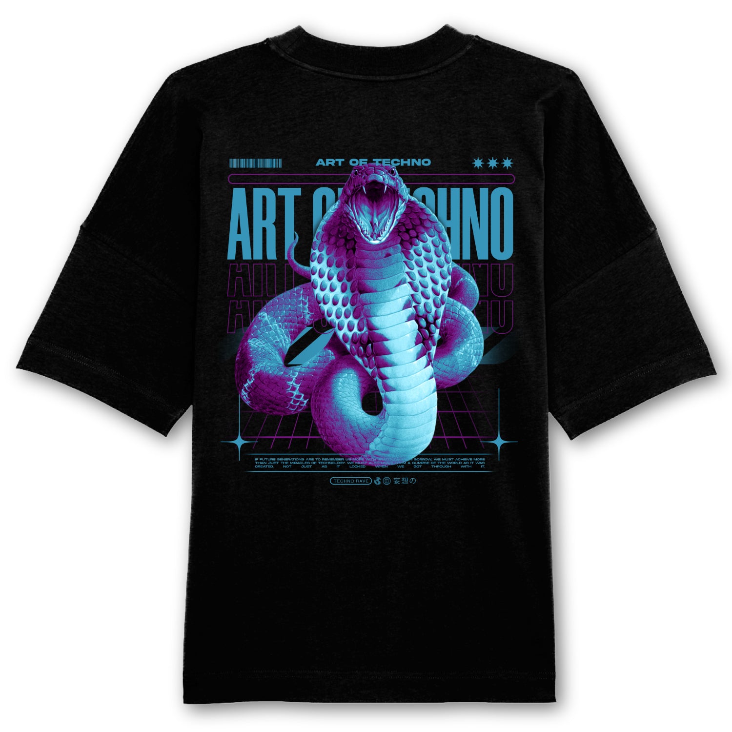 AOT Snake Oversized Backpatch T-Shirt