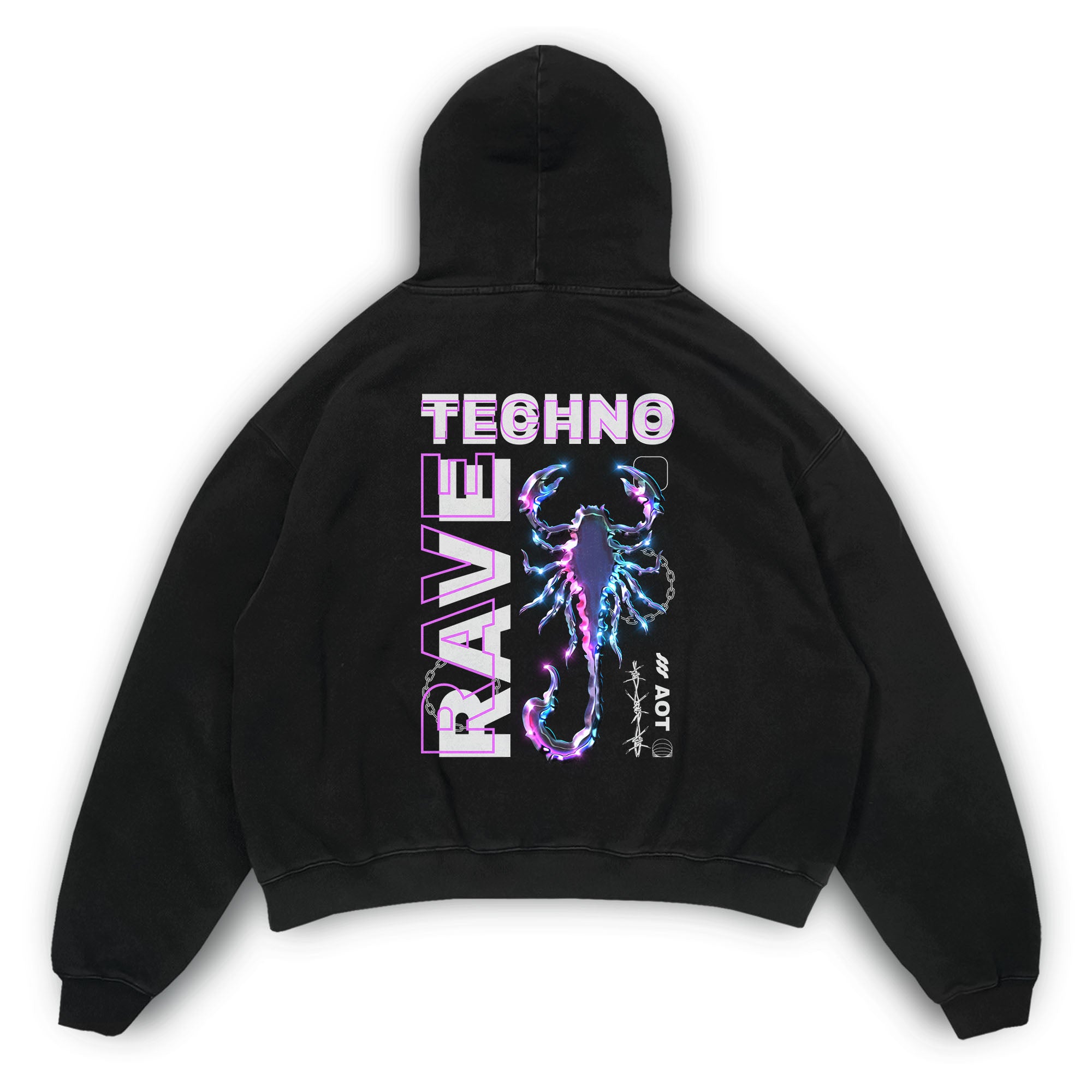 Rave Scorpian Oversized Hoodie