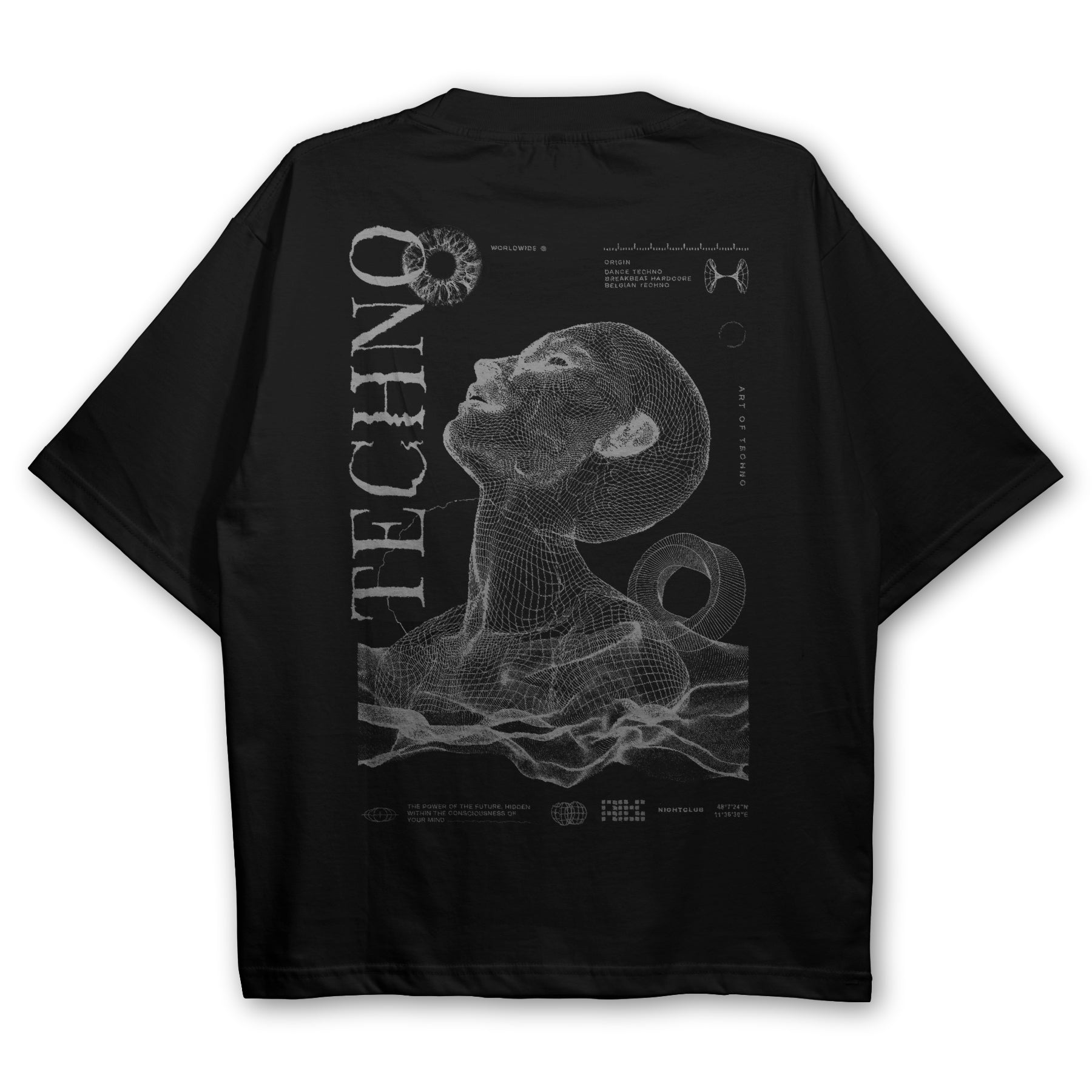 Techno Mind Oversized T-Shirt