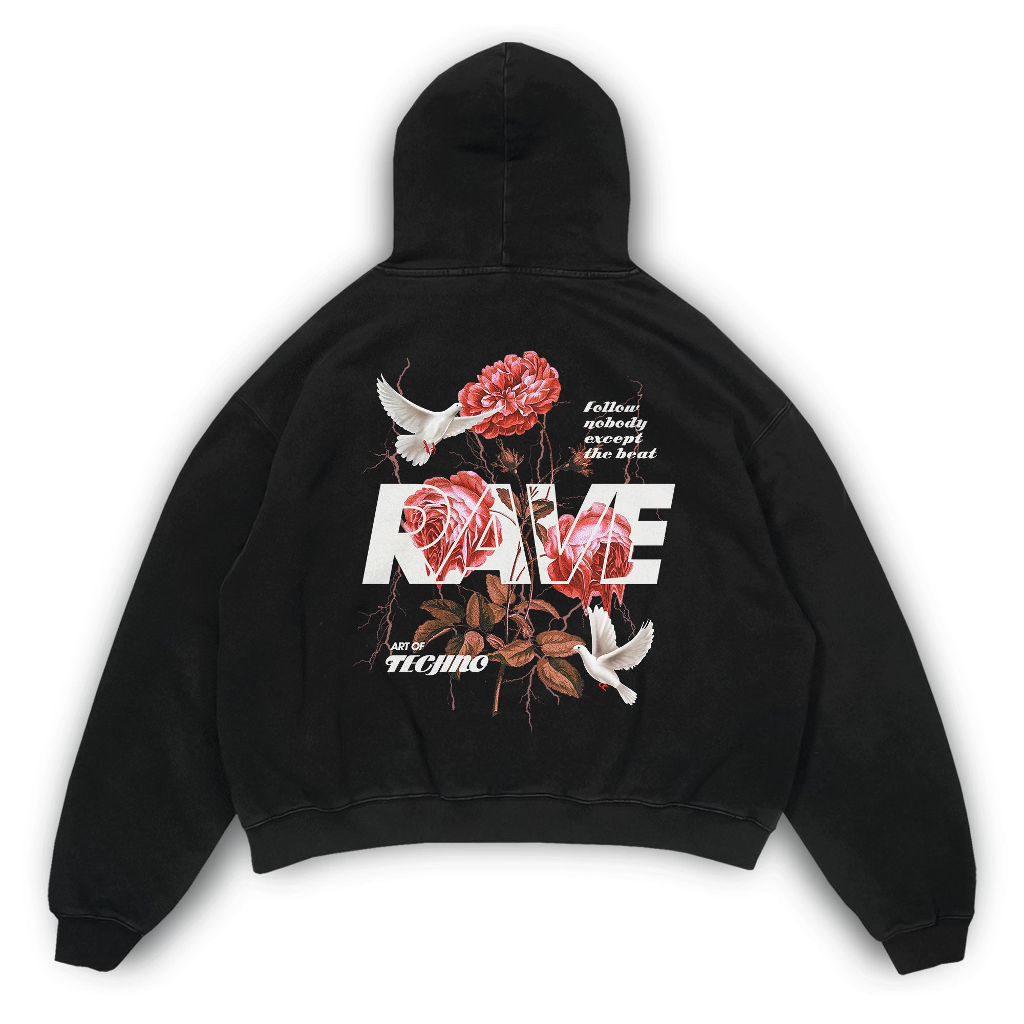 Rave in Peace Oversized Hoodie