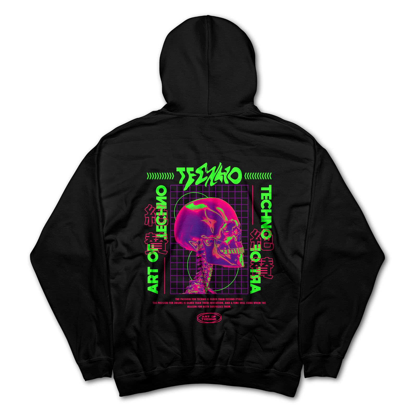 Skull Techno Hoodie