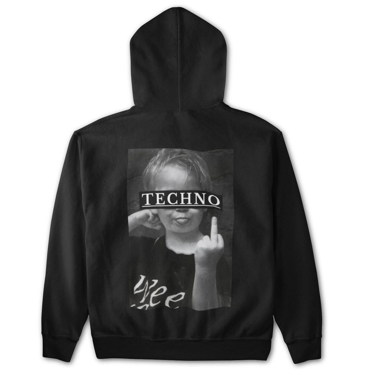 Techno Boy Backpatch Hoodie