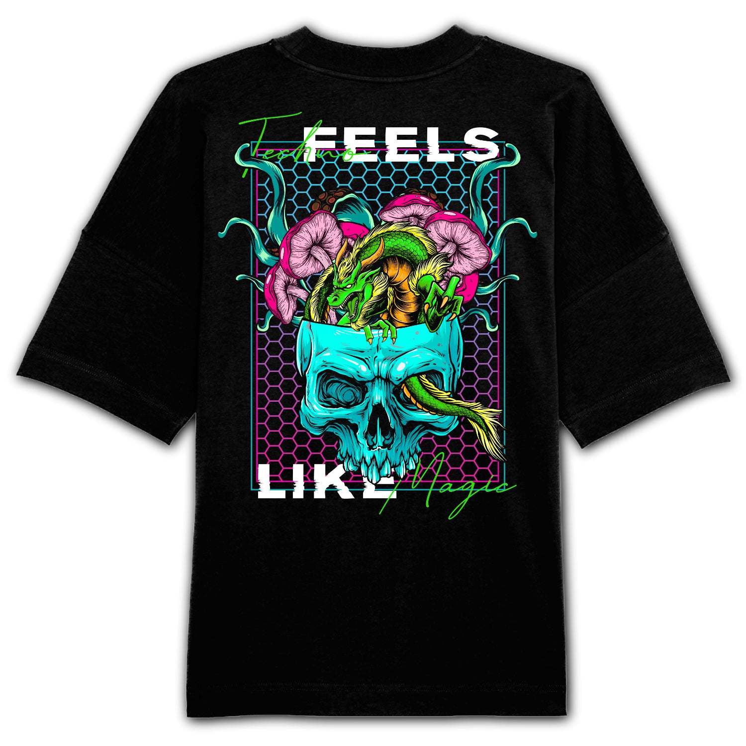 Feels Like Magic Oversized Backpatch T-Shirt