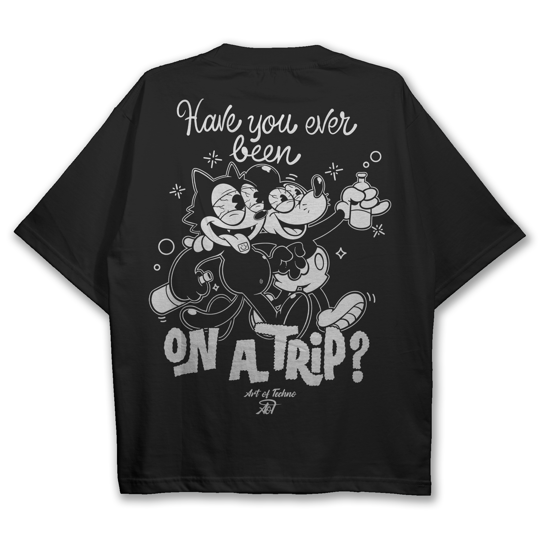 Mouse Trip Oversized Backpatch T-Shirt