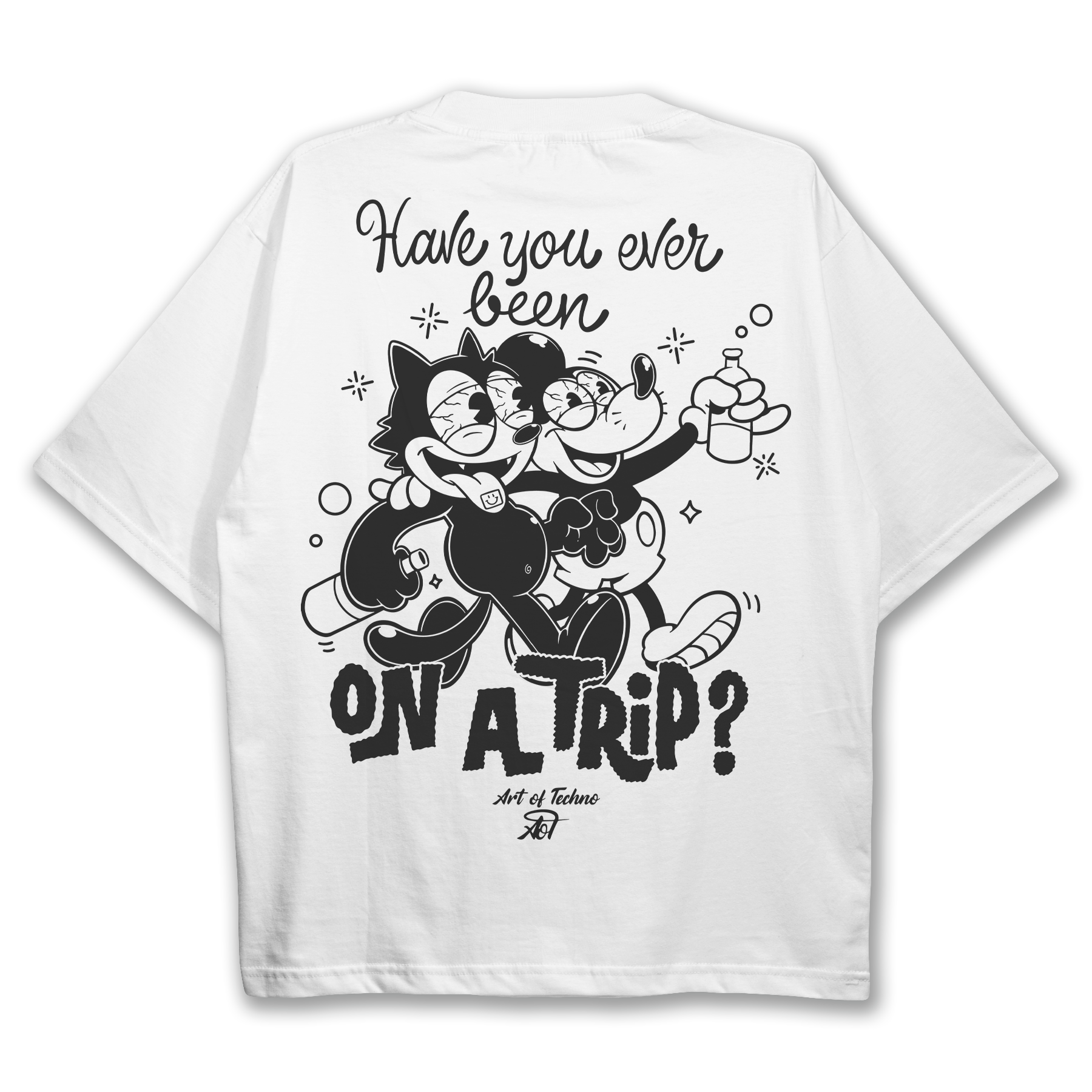 Mouse Trip Oversized Backpatch T-Shirt