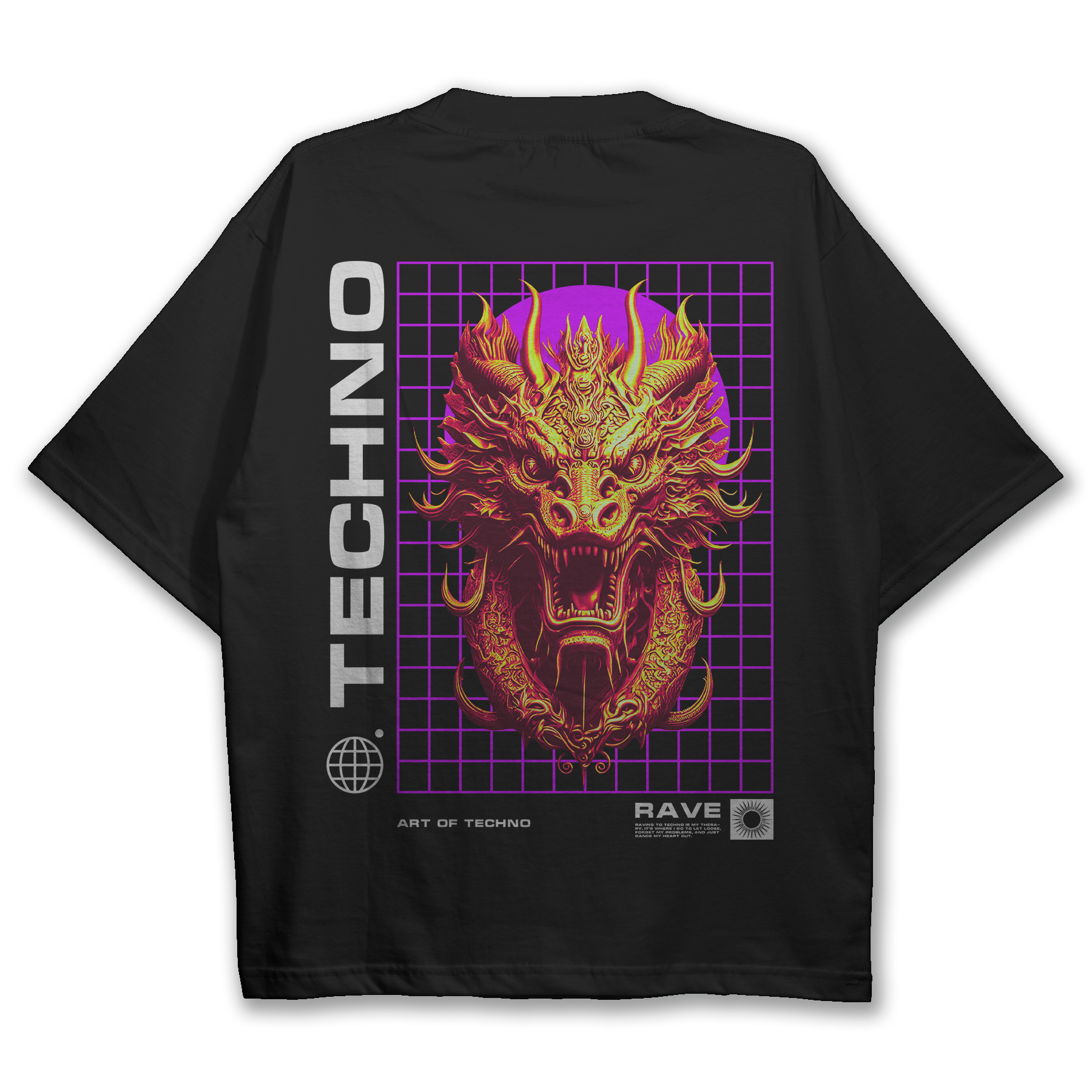 Golden Dragon Oversized T-Shirt