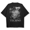 Hypnotic Techno Oversized T-Shirt