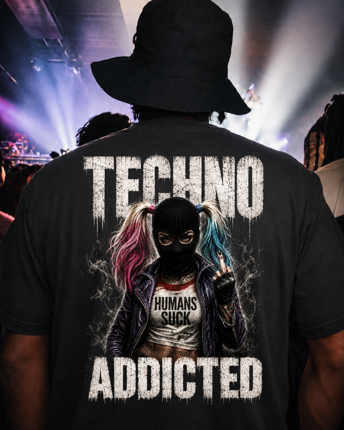TECHNO ADDICTED - OVERSIZED SHIRT