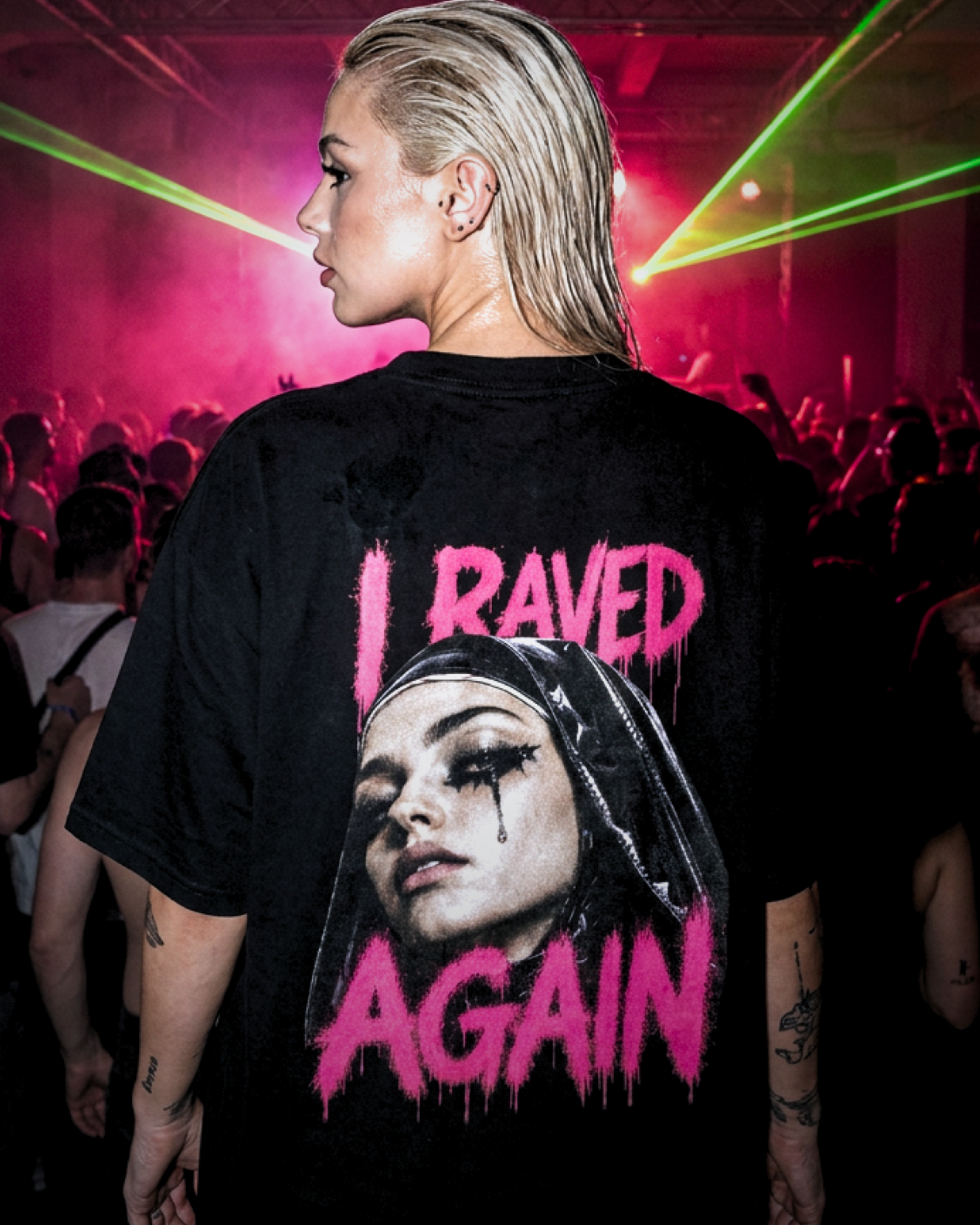 RAVED AGAIN - OVERSIZED SHIRT
