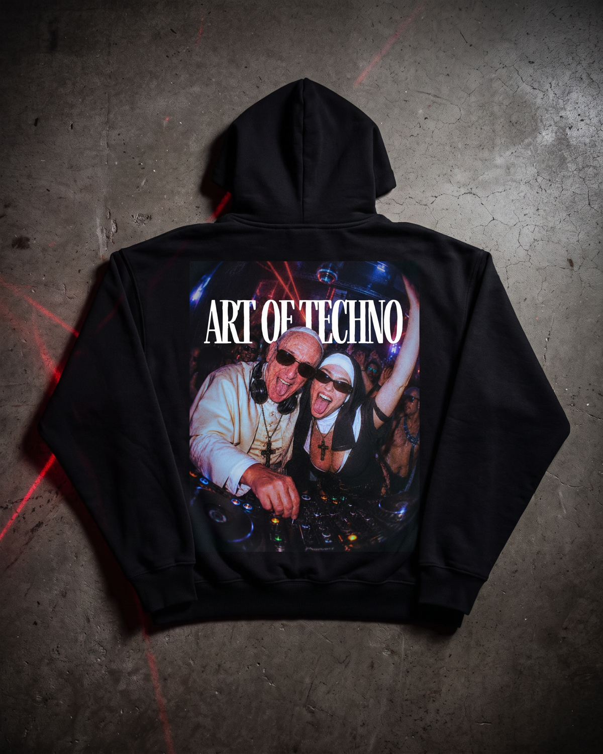 ART OF TECHNO - HOLY RAVE - OVERSIZED HOODIE